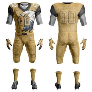 Pro-grade American football gear with reinforced stitching for game-day performance
