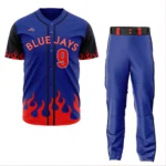 Sublimated Full Button Baseball Uniform by Yabnu Sports