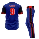 Sublimated Full Button Baseball Uniform by Yabnu Sports