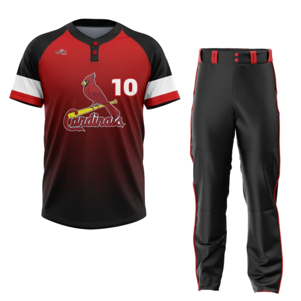 Custom Sublimated Two Button Baseball Jersey