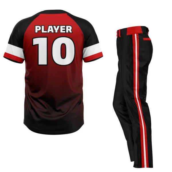 Custom Sublimated Two Button Baseball Jersey