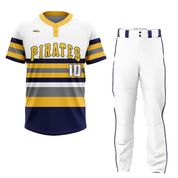 Stylish Two Button Teamwear Uniform Design