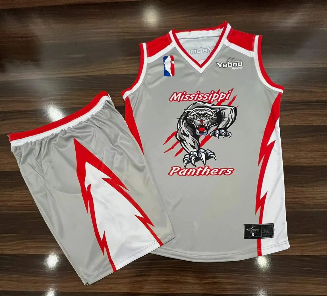 Custom Mississippi Panther American football uniform by Yabnu Sports – premium performance jersey and pants for professional teams